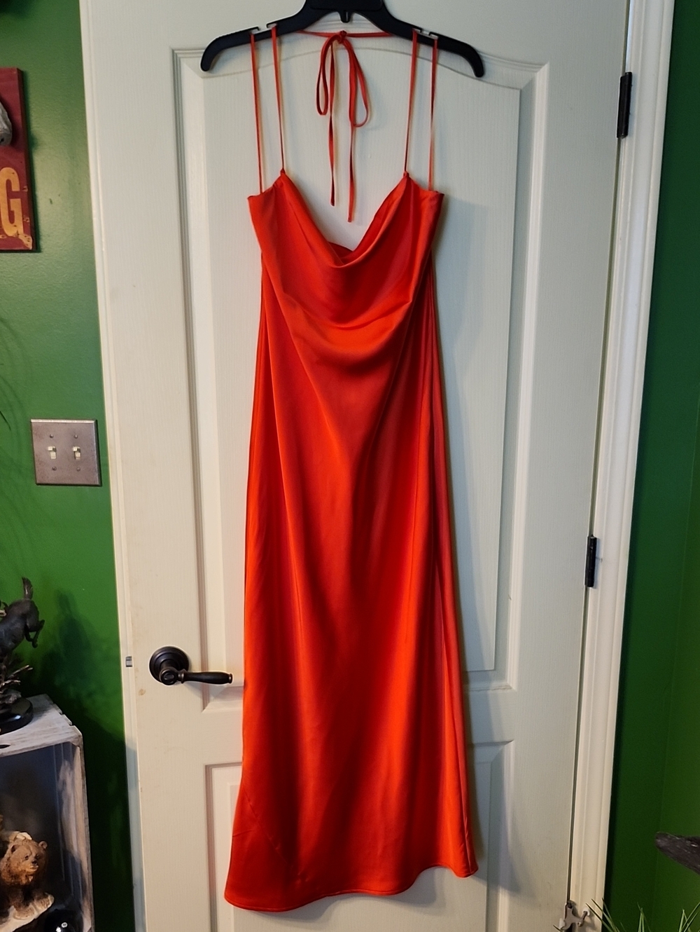 The Occasion by Old Navy Satin Cowl Maxi Dress